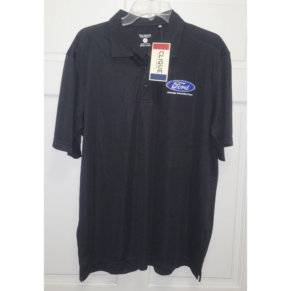 Clique Men's Short Sleeve Performance Polo - Ford Chicago Assembly Plant - L